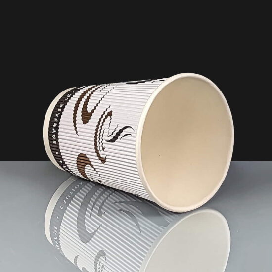 12oz Aroma Weave Ripple Cups Open 12oz Aroma Weave Ripple Cups Open