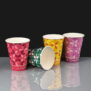 12oz cold drink paper cups inside
