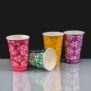 16oz cold drink paper cups inside