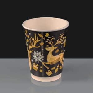 8oz Reindeer Christmas Cups