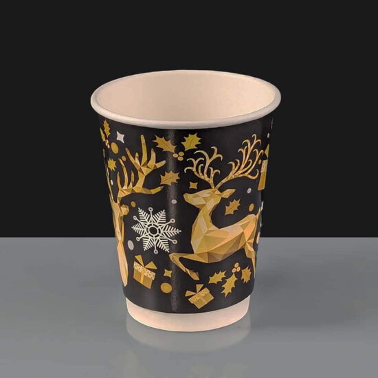 8oz Reindeer Christmas Cups