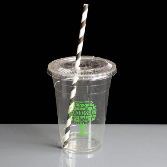 Black and white striped paper straws Black and white striped paper straws