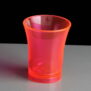 BB001-2RED - 25ml Reusable Neon Red / Pink Shot Glass