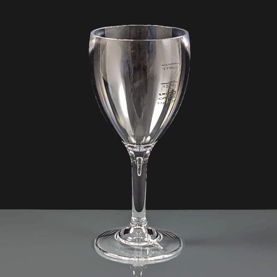 Plastic Wine Glasses Lined 125ml & 175ml
