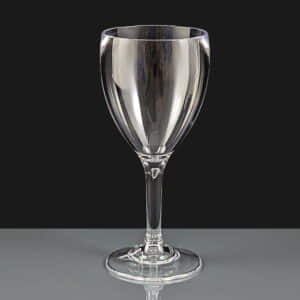 Plastic Wine Glasses Lined No CA Stamp