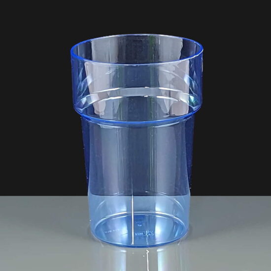 bb200-2nbce Blue Plastic Pint Glasses