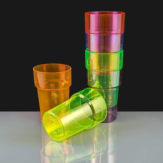 bb250-2mnce Mixed Colour Pint Glasses bb250-2mnce Mixed Colour Pint Glasses