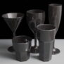 Black plastic glasses range