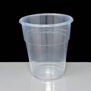 C2302 9oz / 20 CL Clear Plastic Cups Lined