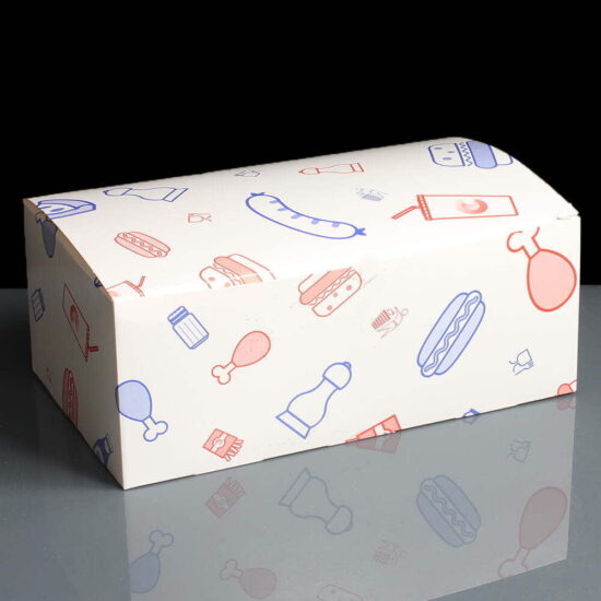 Medium Supa Snax Hot Food Box Closed Medium Supa Snax Hot Food Box Closed