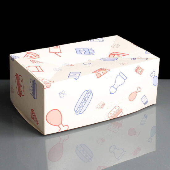 Medium Supa Snax Hot Food Box Upside Down Medium Supa Snax Hot Food Box Upside Down