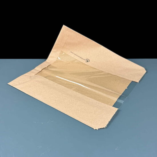 Compostable film fronted bag Compostable film fronted bag