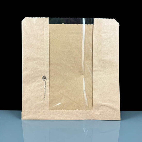 Compostable film fronted bag Compostable film fronted bag