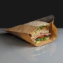 Large compostable film fronted bag