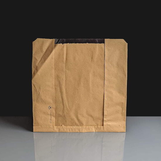 Large compostable film fronted bag Large compostable film fronted bag