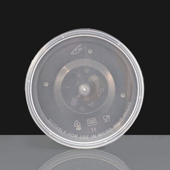 450ml Clear Round Plastic Container and Lid 450ml Clear Round Plastic Container and Lid