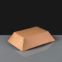 Rectagular Kraft Food Tray - 192mm x 145mm x 35mm