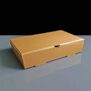 Small Kraft Fish & Chips Box Closed