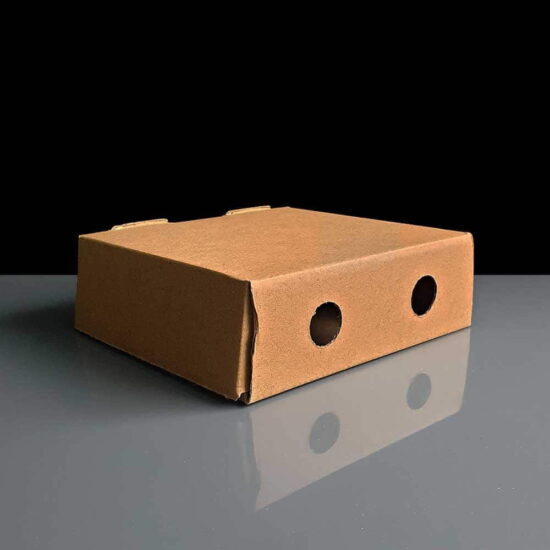 Small Kraft Chip Box - Closed Small Kraft Chip Box - Closed