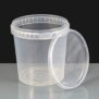 1000ml Tamper Evident Container lid off
