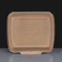 KP Infinity Brown 1 Compartment Meal Boxes