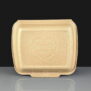 Infinity Brown 3 Compartment Meal Boxes