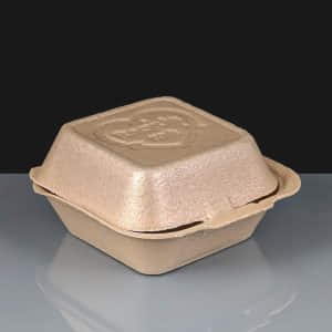 Infinity Brown Burger Boxes