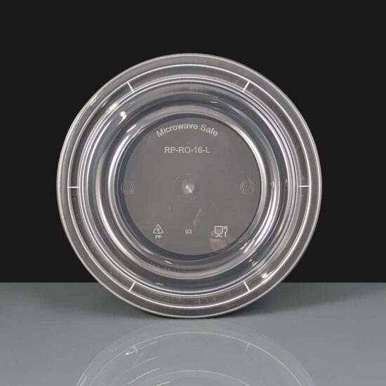 16oz Round Black Containers & Lid 16oz Round Black Containers & Lid