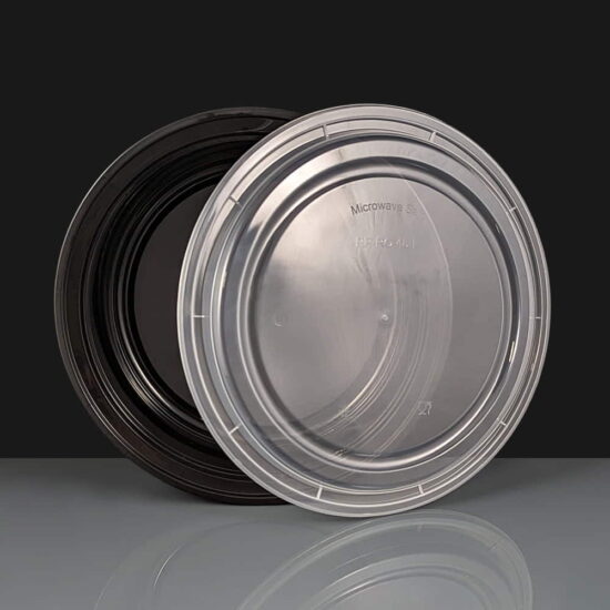 48oz Round Black Containers and Lid 48oz Round Black Containers and Lid