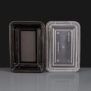 Black Plastic Take Away Container Back