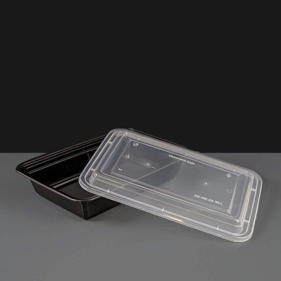 Black Plastic Take Away Container Without Lid Black Plastic Take Away Container Without Lid