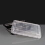 Black Plastic Take Away Container Back