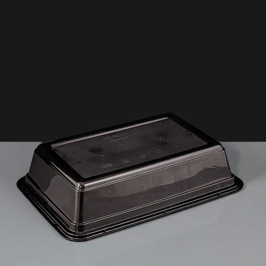 Black Plastic Take Away Container Without Lid Black Plastic Take Away Container Without Lid