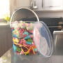 9 Litre Clear Tamperproof Containers and Clear Lids
