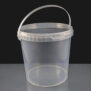 5 Litre Clear Tamperproof Containers and Clear Lids