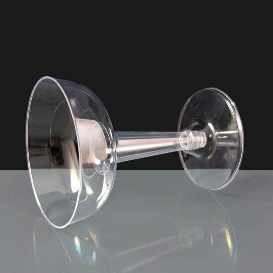 bb119-1ca-both Polycarbonate Champagne Flute - Upright 11140c 2 Piece Cocktail Glass - Lying Down