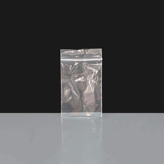 Clear Plain Easy Grip Seal Bags 57 x 75mm Clear Plain Easy Grip Seal Bags 57 x 75mm