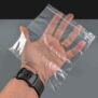 142 x 140mm Clear Plain Easy Grip Seal Bags Size 7