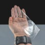 77 x 208mm Clear Plain Easy Grip Seal Bags Size 8
