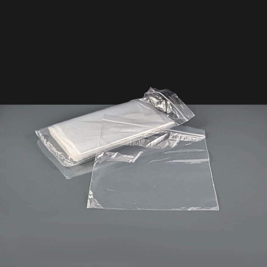 191 x 191mm Clear Plain Easy Grip Seal Bags