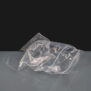 152 x 220 x 70mm Black Film Lined Deli Bag with Window