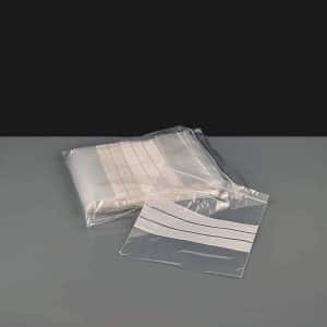 140 x 140mm Easy Grip Seal Bags Write on