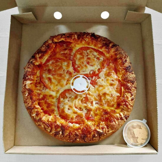 12" Brown Pizza Box with Pizza 12" Brown Pizza Box with Pizza