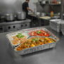 3 Compartment Foil Tray