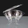 750cc Clear - Hinged Contour Salad Bowls