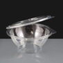 1000cc Clear - Hinged Contour Salad Bowls