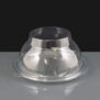 1000cc Clear - Hinged Contour Salad Bowls