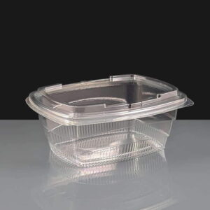1000cc Clear - Fresco Hinged Salad Containers