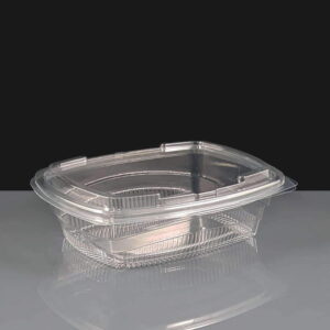 750cc Clear - Fresco Hinged Salad Containers