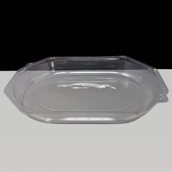 Large Octagonal Clear Plastic Sandwich Platter Lids Large Octagonal Clear Plastic Sandwich Platter Lids